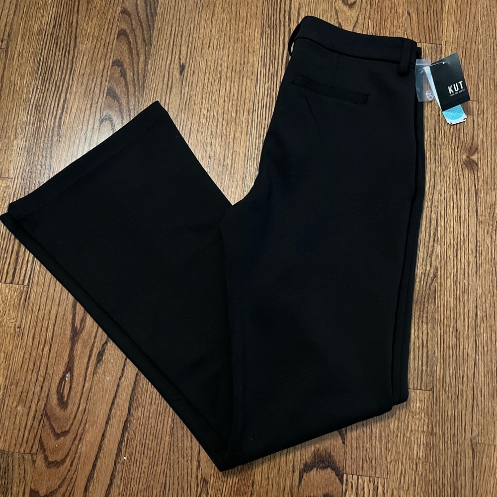 Black Kut Trousers with Button